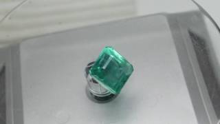 11.39 Ct Fine Natural Emerald Square Octagon Zambia UnTreated Loose Gemstone