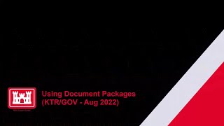 Using Document Packages (KTR/GOV - Aug 2022)