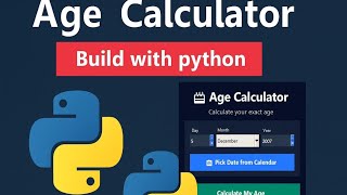 Build Your Own Modern Age Calculator App in Python (With GUI & Calendar Picker!)