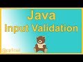 Java Input Validation with a While Loop APPFICIAL