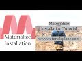 Materialize CSS Installation & First Program