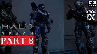 HALO REACH Gameplay Walkthrough Part 8 [4K 60FPS XBOX SERIES X] - No Commentary
