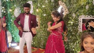 #Pulsar bike Ramana and wife dance performance at engagement###