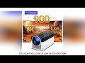 magcubic ultra short throw hy450 projector with auto offset 8k 4k 1080p 900ansi bt5.4 electronic foc