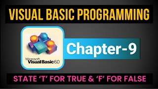 Class-8 | Ch9 | True or False | Visual Basic Programming |