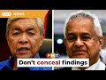 Zahid fears ‘cover up’ in report on Thomas’ memoir