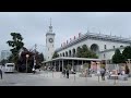 Sochi Russia. Walking tour railway station