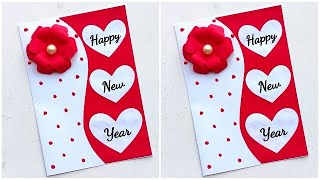 Happy new year card 2023 / Handmade new year card making / How to make new year greeting card