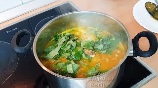 How to Cook Achi Soup with Oha (Ora), the MUST HAVE Achi Thickener | Flo Chinyere