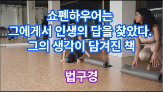 쇼펜하우어는 그에게서 인생의 답을 찾았다  그의 생각이 담겨진 책, 법구경