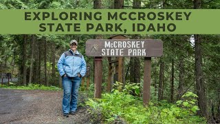 Driving Through McCroskey State Park, Northern Idaho