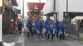 2019年4月7日福良八幡神社春祭り例大祭西一丁目だんじり唄「俵星玄番」平成最後奉納