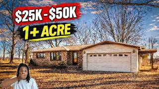 I Found 7 Cheap Houses With At Least 1 Acre Of Land Hidden On Zillow!