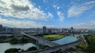 2023/01/10 晴時多雲 福和橋 縮時攝影 #新店溪 #180倍 #4K #4k60fps #台北 #timelapse #time_lapse