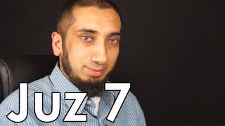 Filth vs Good & Pure [Juz 7] - Nouman Ali Khan