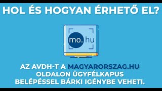 AVDH - Elektronikus dokumentumok hitelesítése