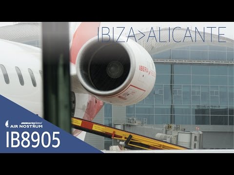 IB8905 Ibiza a Alicante (Iberia Regional operado por AirNostrum) IB8905 Ibiza a Alicante (Iberia Regional operado por AirNostrum)