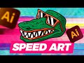 Speed Art no Adobe Illustrator