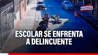 🔴🔵Independencia: Escolar se enfrentó a delincuente quien asaltó a su hermana