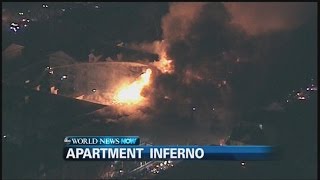 Massive Fire Destroys New Jersey Apartment Complex