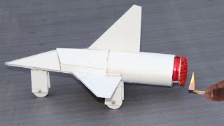 Matches Powered Cardboard Jet