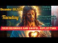 Today's Catholic Mass Readings & Gospel Reflection - Tuesday Dec 03, 2024#masstoday#dailymasstoday