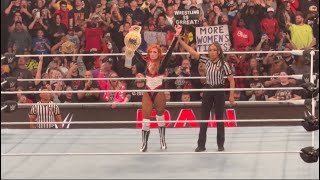Becky Lynch Wins Women’s World Heavyweight Championship - WWE Raw 4/22/24
