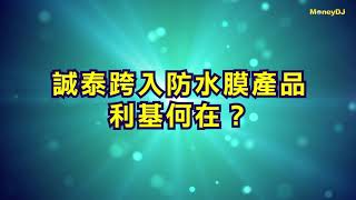 【MoneyDJ新股巡禮】誠泰深耕自動化製程用熱熔膠 10/29掛牌