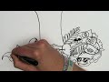 ONE LINE ART CHALLENGE *one continuous line for 30 minutes*