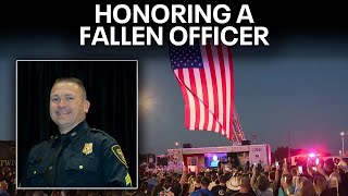 Fort Worth holds candlelight vigil for fallen Police Sergeant Billy Randolph