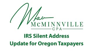 IRS Silent Address Change for Oregon Taxpayers