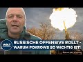 PUTINS KRIEG: Ukrainische Ostfront wackelt - Ziel des Russensturms die Schlüsselstellung Pokrowsk