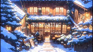 [Playlist] Lo-Fi for a Winter Morning Commute | Cozy Music with Falling Snow | Relaxing Winter Lo-Fi