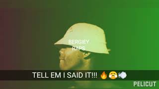 TELL Em I Said It Snippet by Bergiey Raps prod by Lisco M #blxckie #slikouronlife #SA Hip Hop