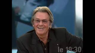 Interview de Alain Delon à l'occasion de la diffusion du premier épisode de Frank Riva 06 11 2003