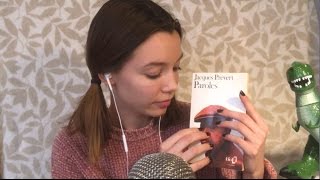 ASMR | Reading French poetry