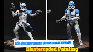 How To Paint Star Wars Shatterpoint: Captain Rex and the 501st Clones