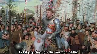 Henry V (1944) || Speech Before Harfleur