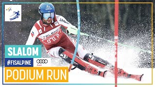 Marco Schwarz | 3rd place | Chamonix | Men's Slalom | FIS Alpine