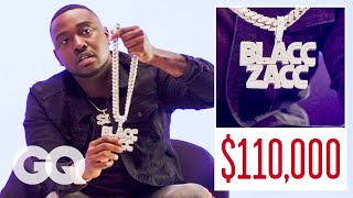 Blacc Zacc Shows Off His Insane Jewelry Collection | On the Rocks | GQ