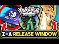 POKEMON NEWS! NEW LEGENDS Z-A RELEASE DATE HINTS! NEW NINTENO SWITCH 2 DETAILS & MORE!