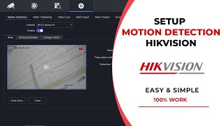How To Set Motion Detection On Hikvision DVR