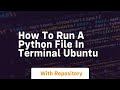 how to run a python file in terminal ubuntu
