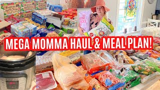 *NEW* LARGE FAMILY ONCE A MONTH GROCERY HAUL FOR JULY + 4-WEEK ELECTRIC PRESSURE COOKER MEAL PLAN 🎉