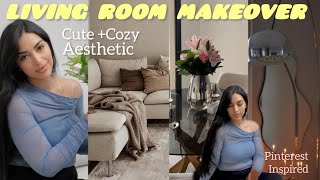 Living room makeover 🏠🎀واخيراً جولة فصالوني شريت كلشي جديد وعلي ذوقي 🥹