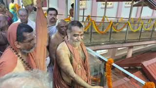 Jagadguru tours Dharmasthala's  Annadāna 