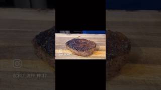 Pan Seared Ribeye seasoned with my #ChefFritzBrand #Wolesden competition blend seasoning.