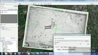 How to add an old map as an overlay to Google Earth