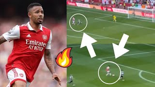 Gabriel Jesus Superb 🔥 goal vs Man United | Arsenal vs Man United 3:1