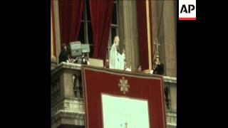 LIB 18-4-74 POPE GIVES EASTER BLESSING